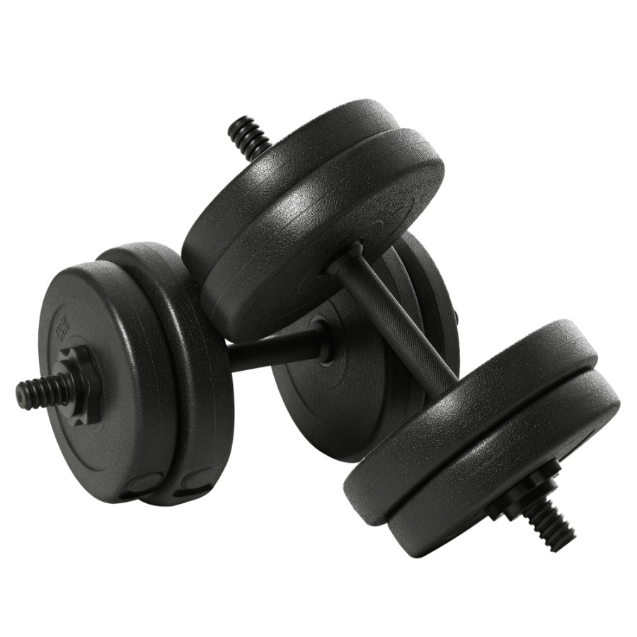 Home Gym Dumbbell Set - Adjustable 2 x 22lbs Weight Dumbbell