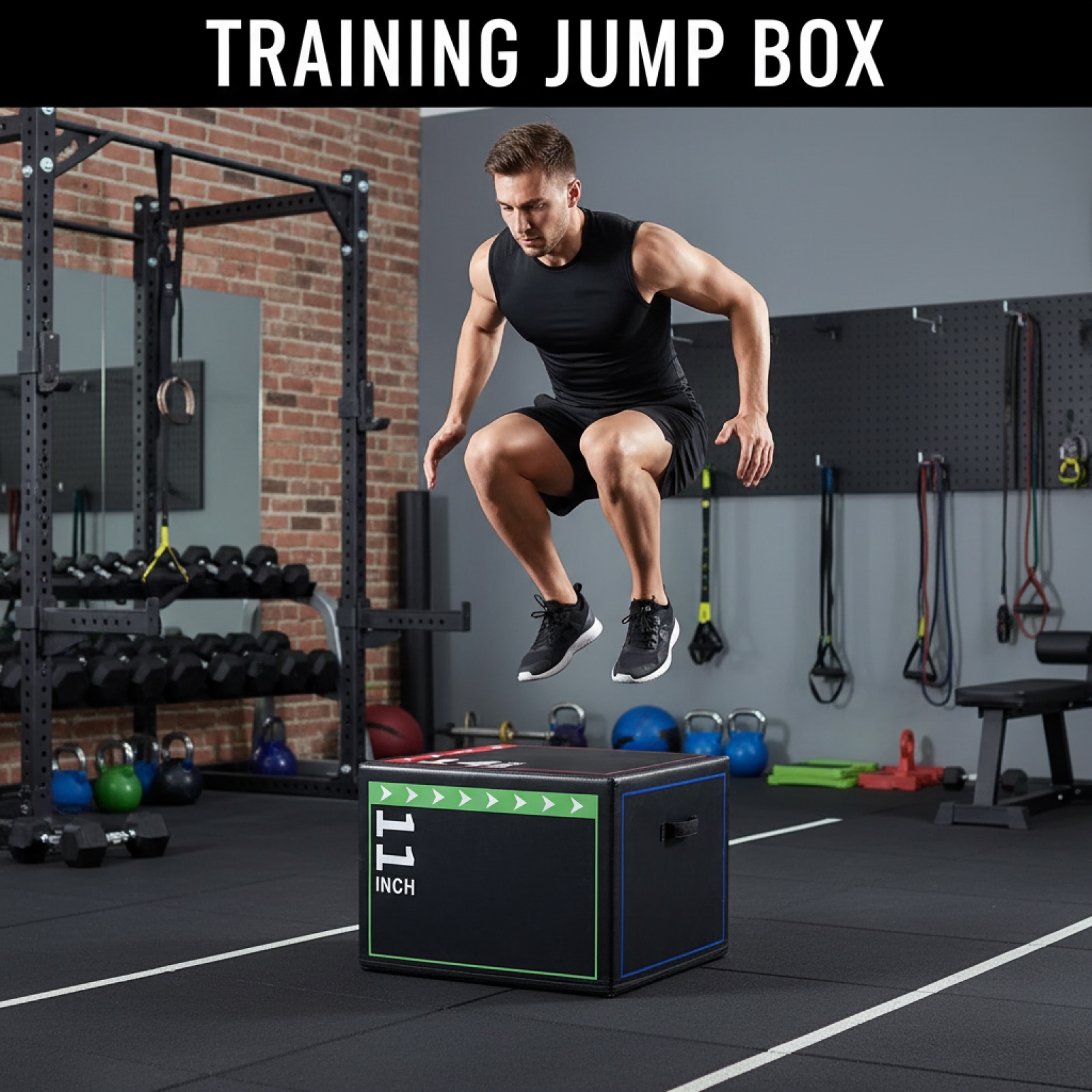 Home Gym Jump Box - Training Jump Box Shockproof Non-Slip Step