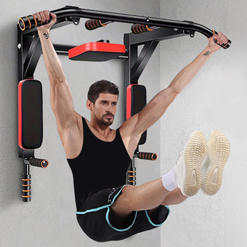 Home Gym Used - Multifunctional wall-mounted pull-up bar, the upward