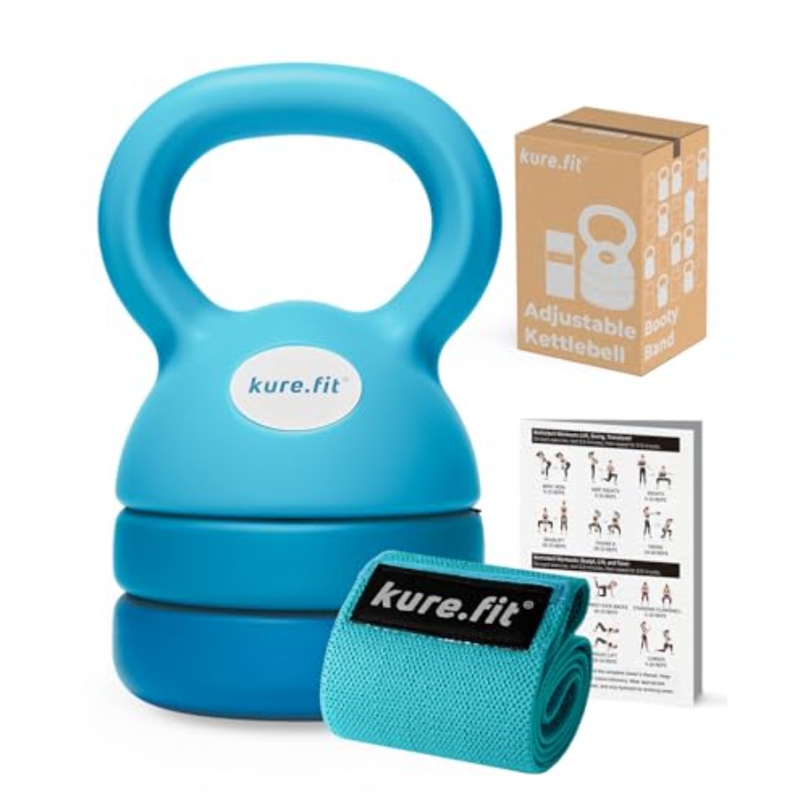 Home Gym Kettlebells - Adjustable Kettlebell 5 lb-12 lb Fitness