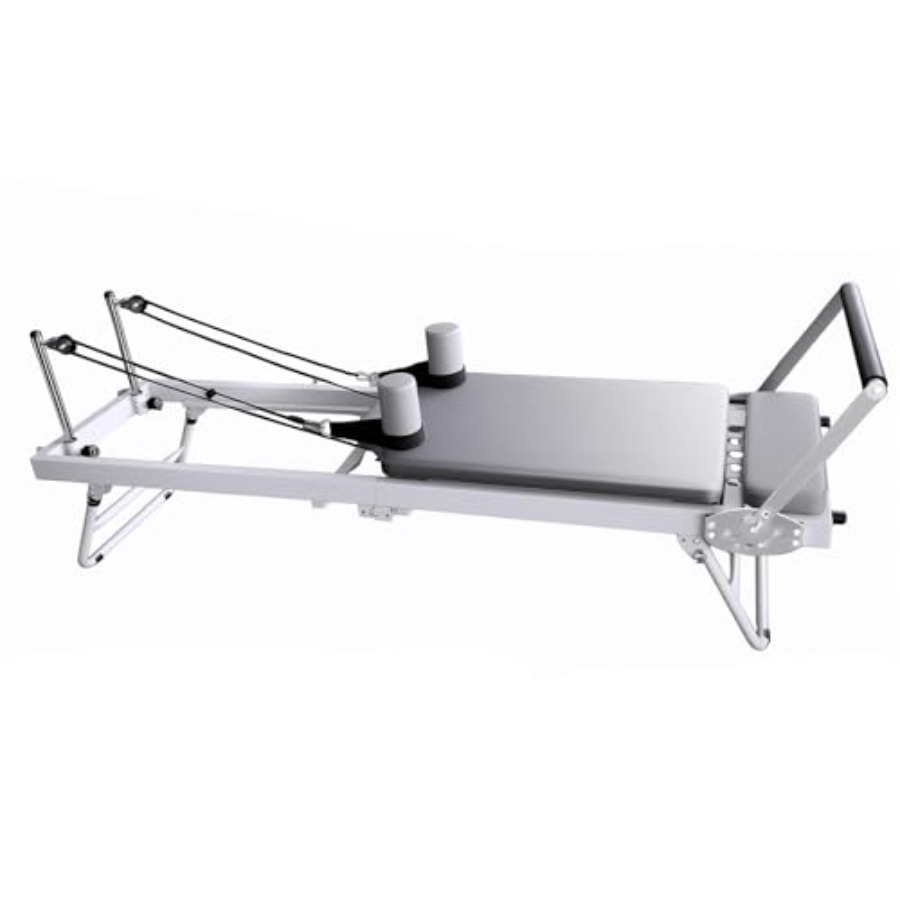 Home Gym No Equipment - Foldable Pilates Reformer Machine for Home
