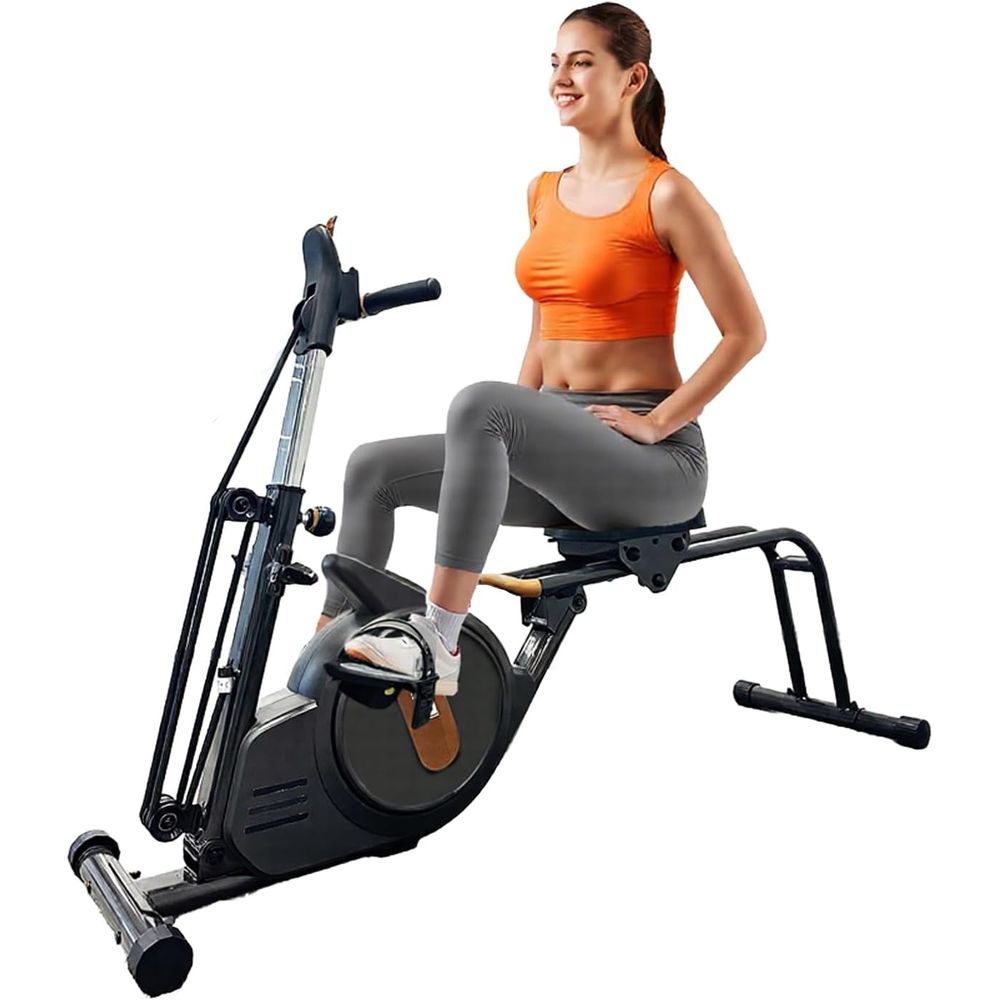 Home Gym No Equipment - 3 in 1 Rowing Machine, Rower
