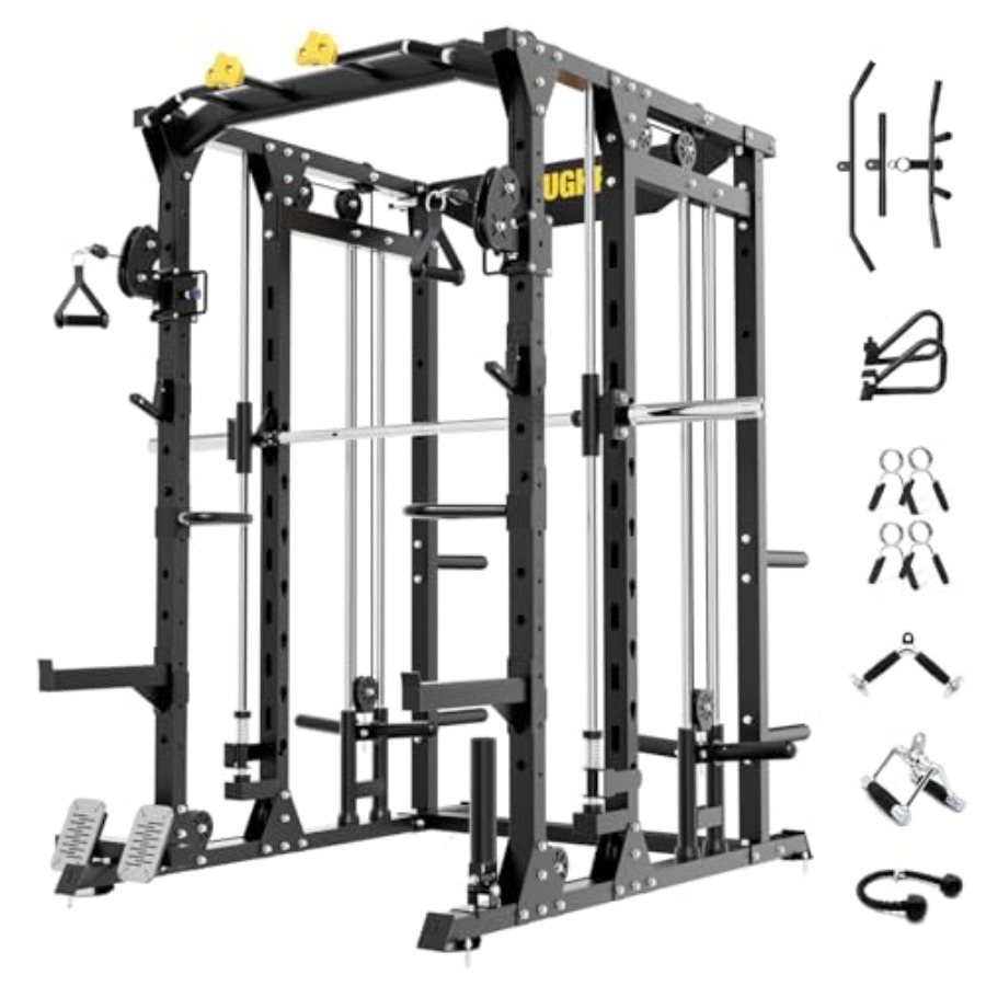 Home Gym One Machine - F4 Smith Machine Power Cage with