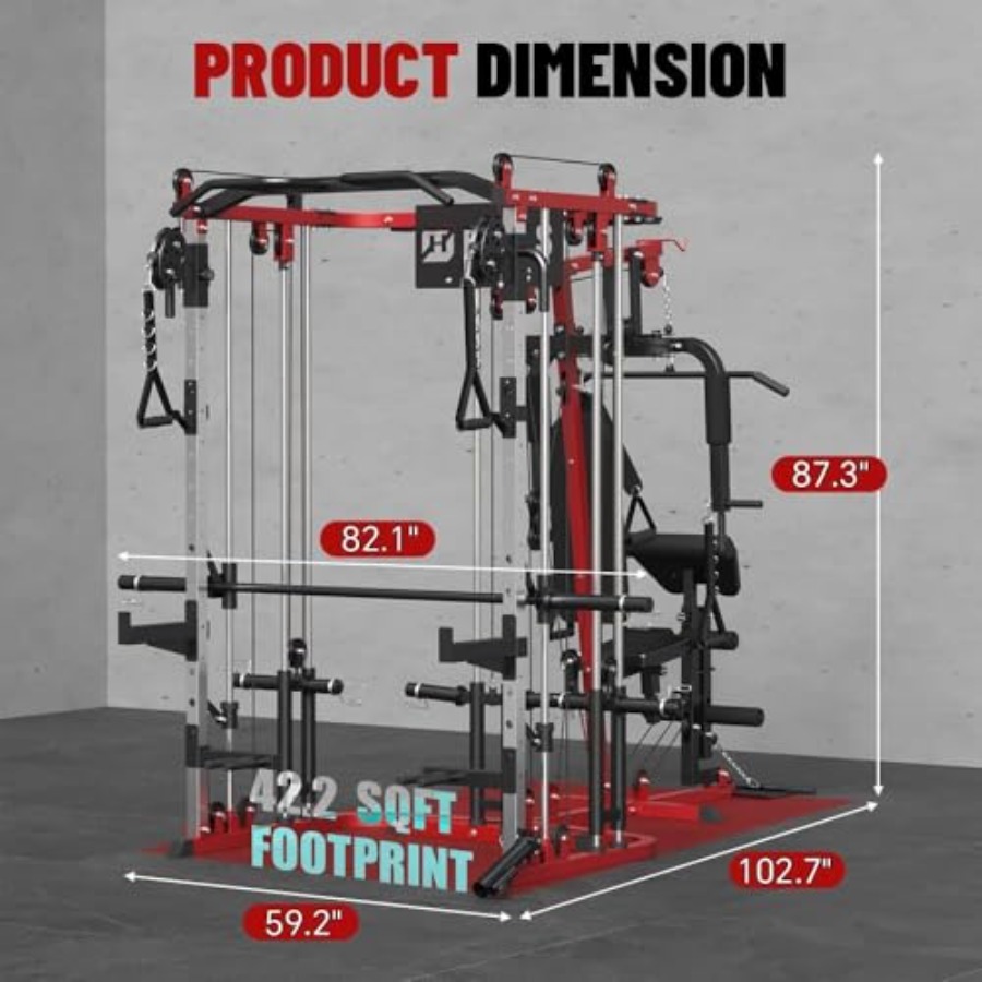 All in One Home Gym System Wor - Home Gym One Machine ulasan dan harga