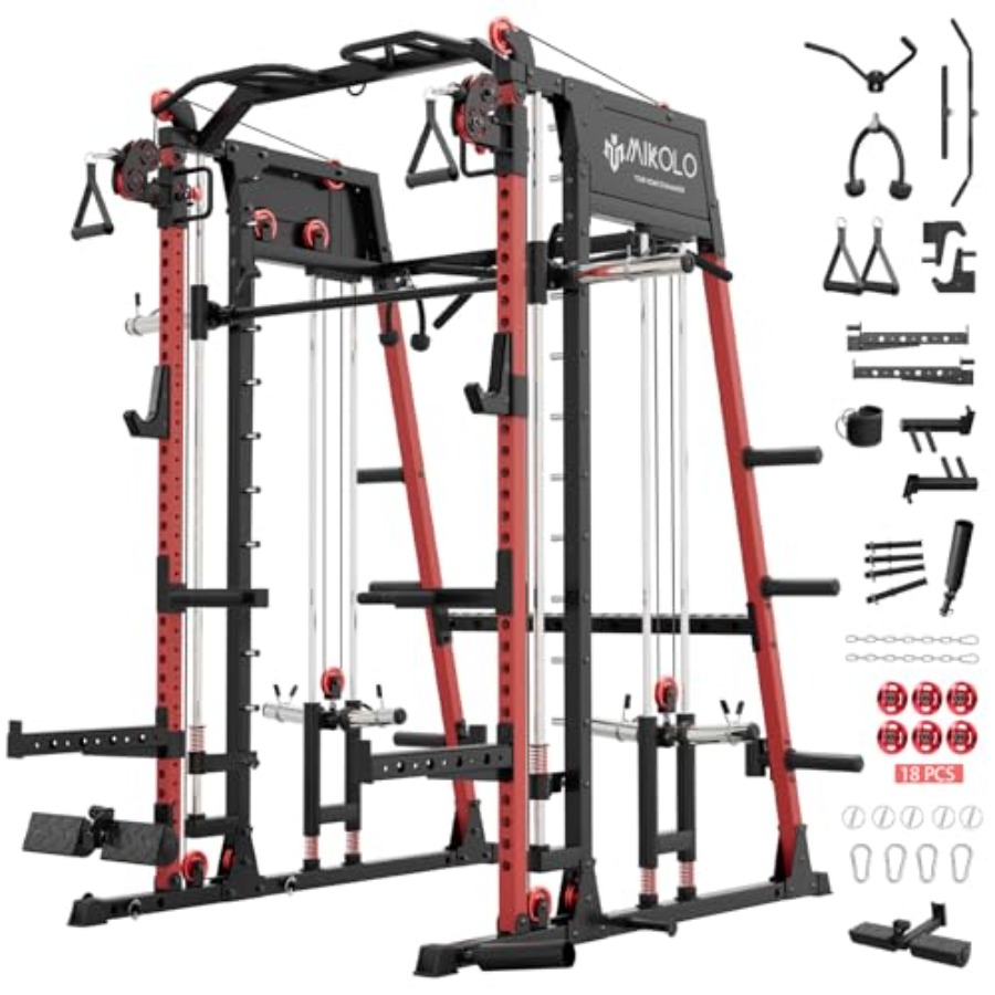M4 2.0 Smith Machine All-in-On - Home Gym One Machine ulasan dan harga