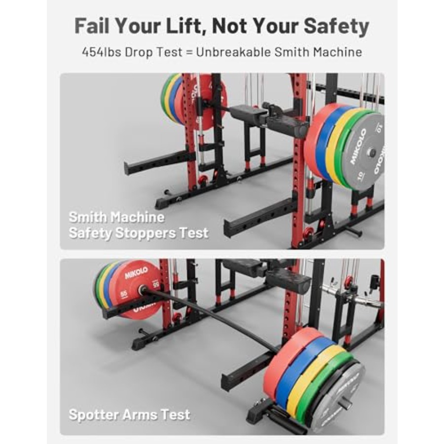 M4 2.0 Smith Machine All-in-On - Home Gym One Machine ulasan dan harga