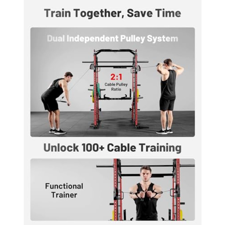 M4 2.0 Smith Machine All-in-On - Home Gym One Machine ulasan dan harga