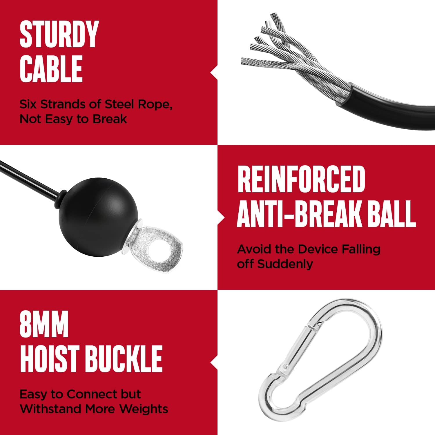 Pulley System Gym, Cable Weigh - Home Gym Cable Pulley System ulasan dan harga