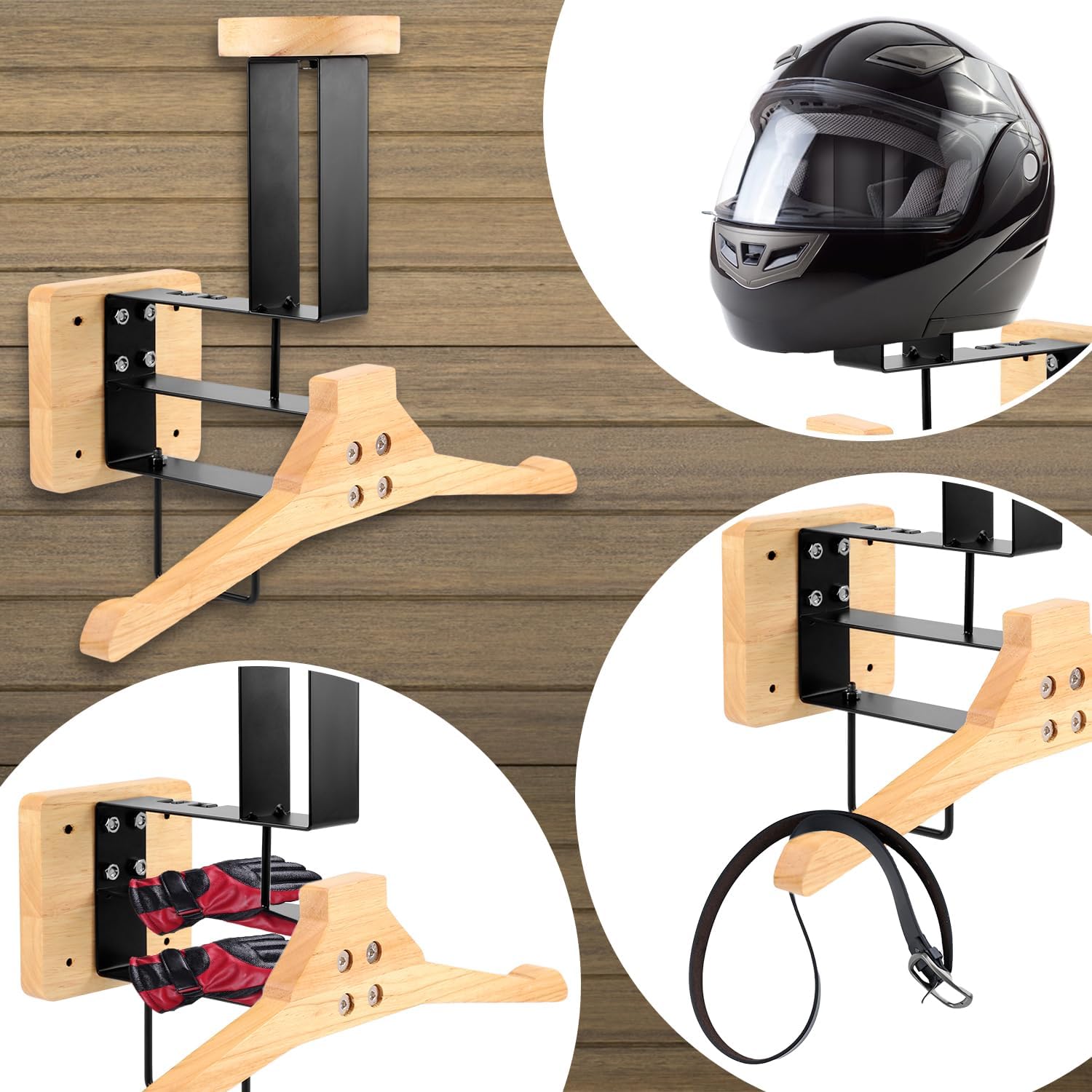 Wood Motorcycle Helmet Holder  - Home Gym Ideas ulasan dan harga