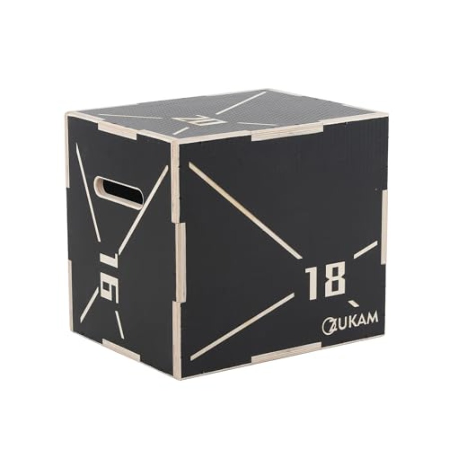 Non-Slip Wood Plyometric Jump  - Home Gym Jump Box ulasan dan harga