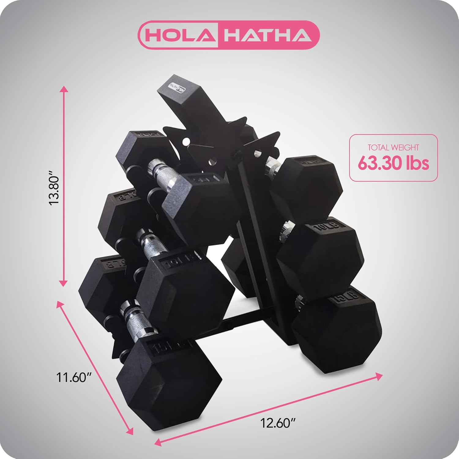 Hexagonal Dumbbell Weights Set - Home Gym Dumbbell Set ulasan dan harga