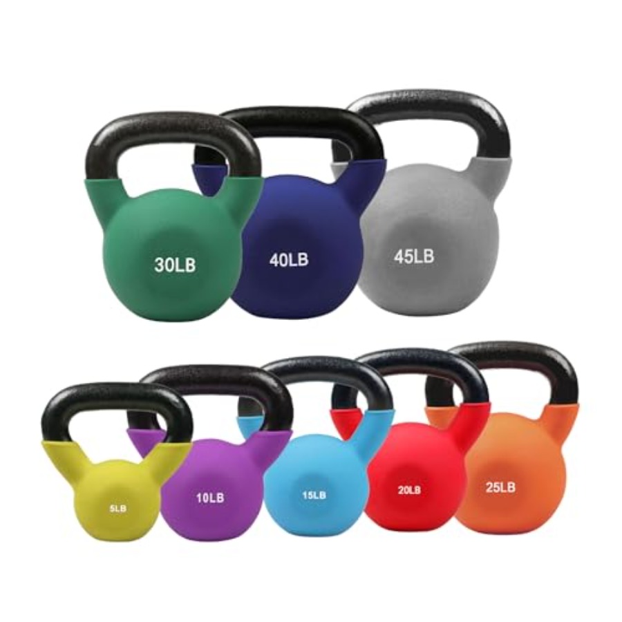Neoprene Coated Kettlebell Wei - Home Gym Kettlebells ulasan dan harga