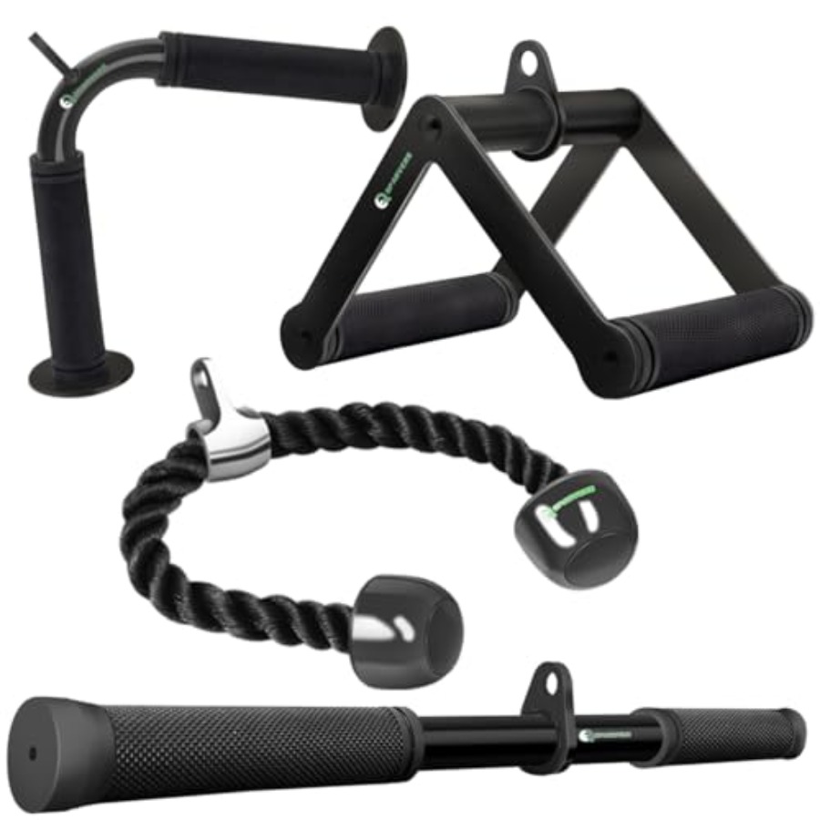Cable Machine Attachment Set L - Home Gym Lat Pulldown ulasan dan harga