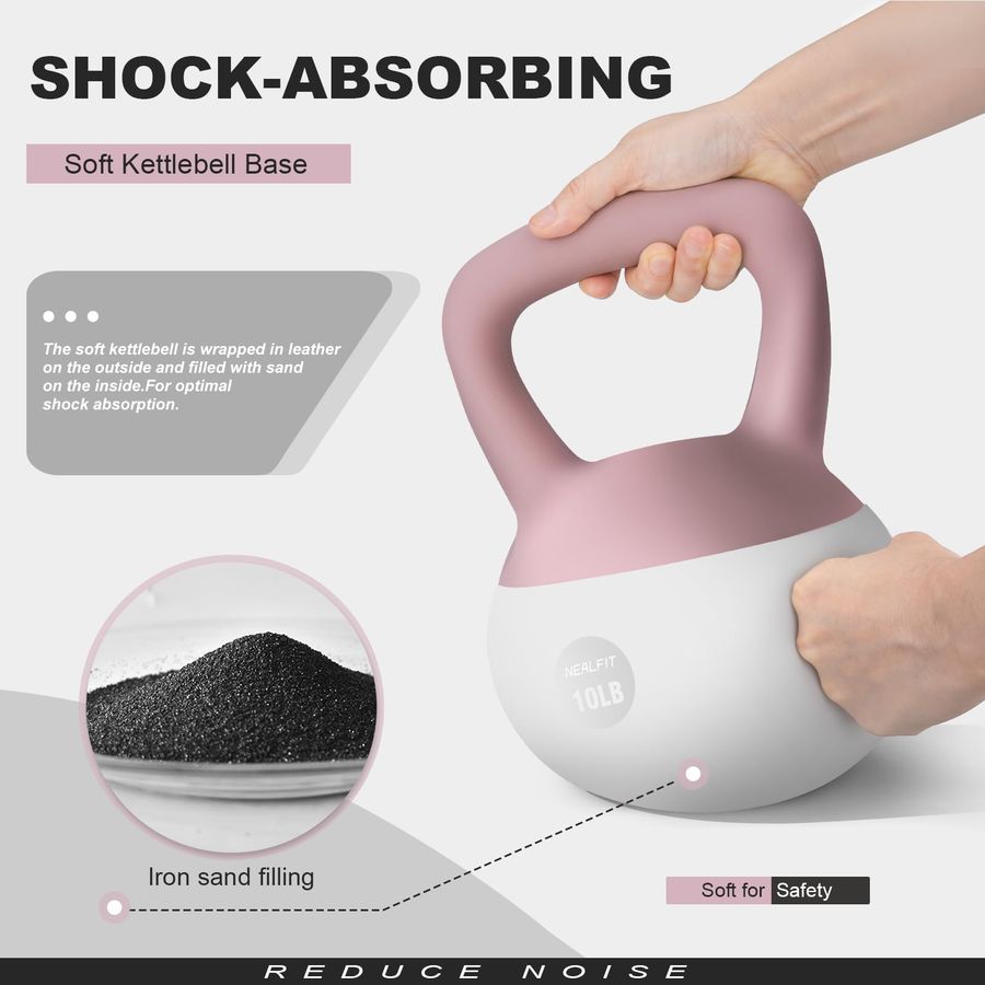 Kettlebell 5LB 10LB 15LB 20LB  - Home Gym Kettlebells ulasan dan harga