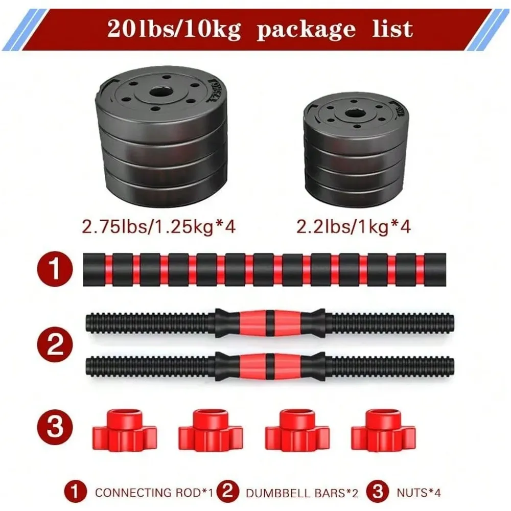 Dumbbell Set,22lbs Free Weight - Home Gym Used ulasan dan harga