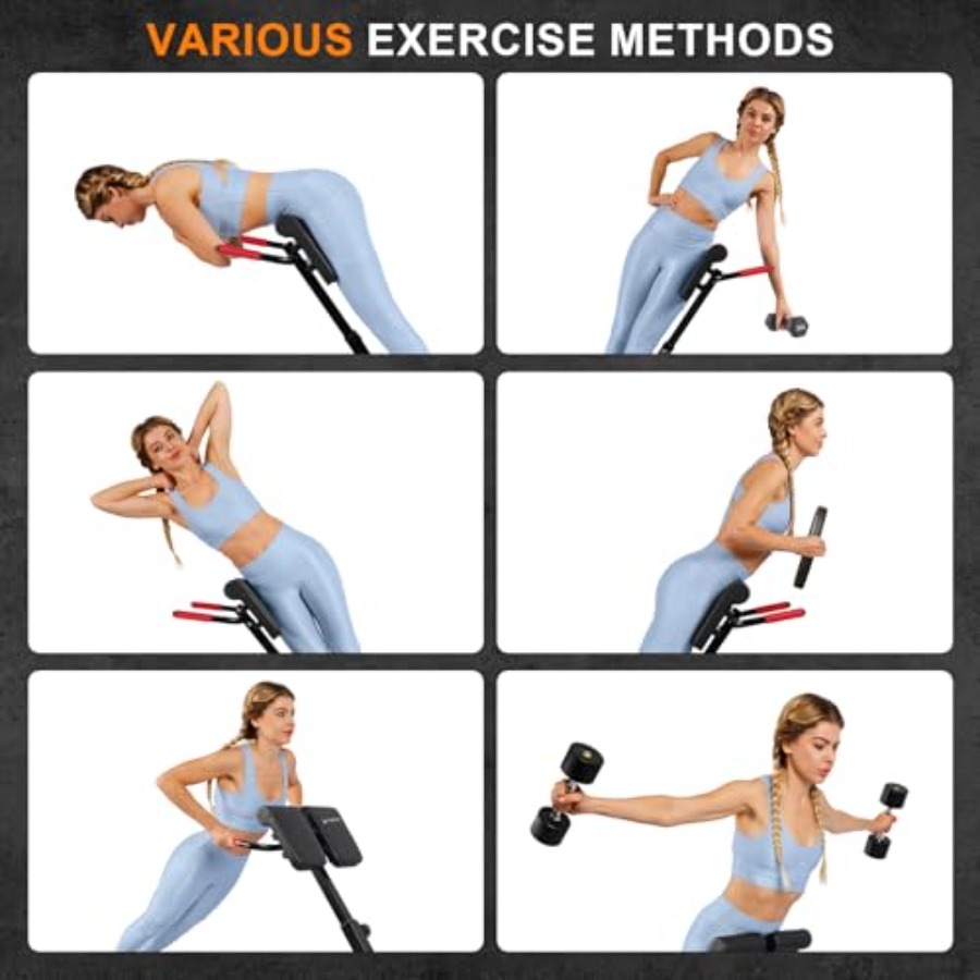 Foldable Roman Chair Back Exte - Home Gym One Machine ulasan dan harga
