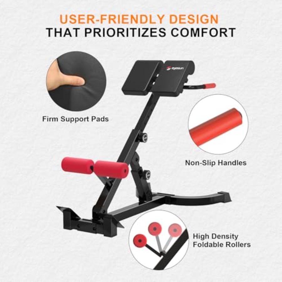Foldable Roman Chair Back Exte - Home Gym One Machine ulasan dan harga