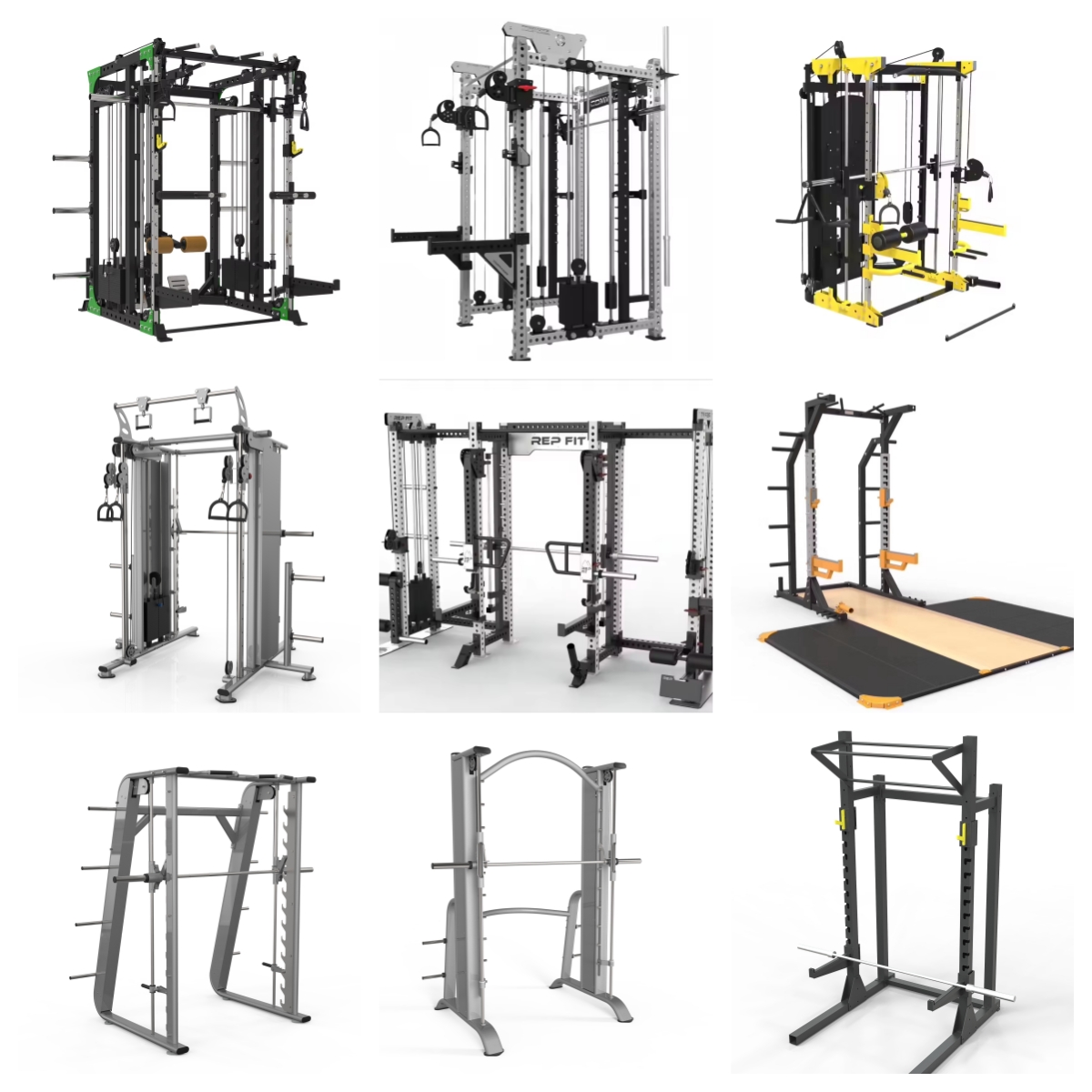 Commercial Power Half Rack Hom - Home Gym Half Rack ulasan dan harga