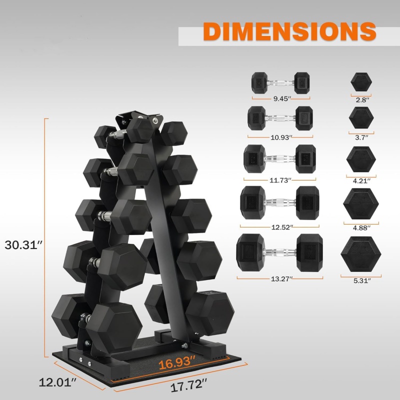 Home Gym Exercise Strength Tra - Home Gym Dumbbell Set ulasan dan harga