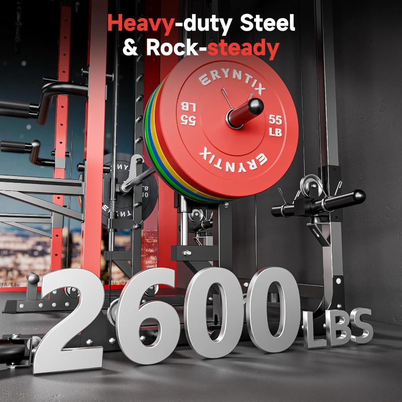 Smith Machine, 2600 LBS Capaci - Home Gym One Machine ulasan dan harga