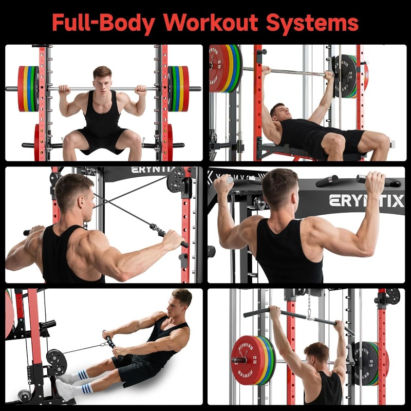 Smith Machine, 2600 LBS Capaci - Home Gym One Machine ulasan dan harga