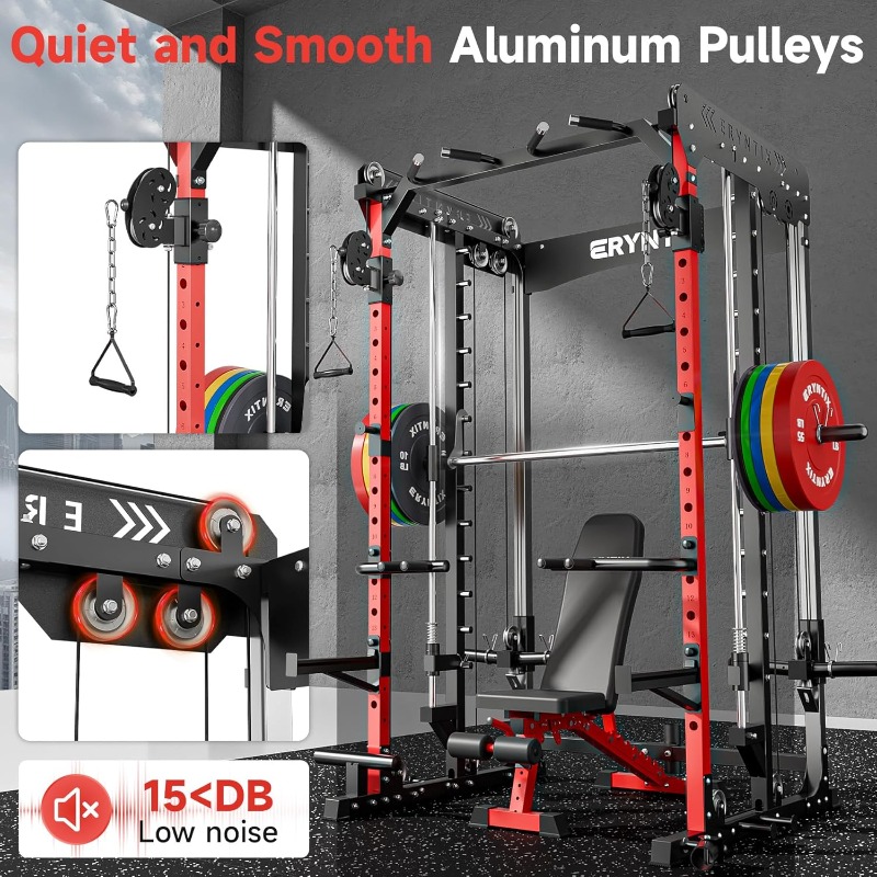 Smith Machine, 2600 LBS Capaci - Home Gym One Machine ulasan dan harga