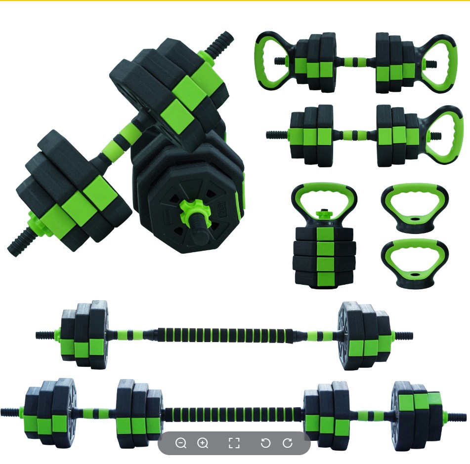 66lbs/88lbs Weight 4 in 1 Adju - Home Gym Dumbbell Set ulasan dan harga