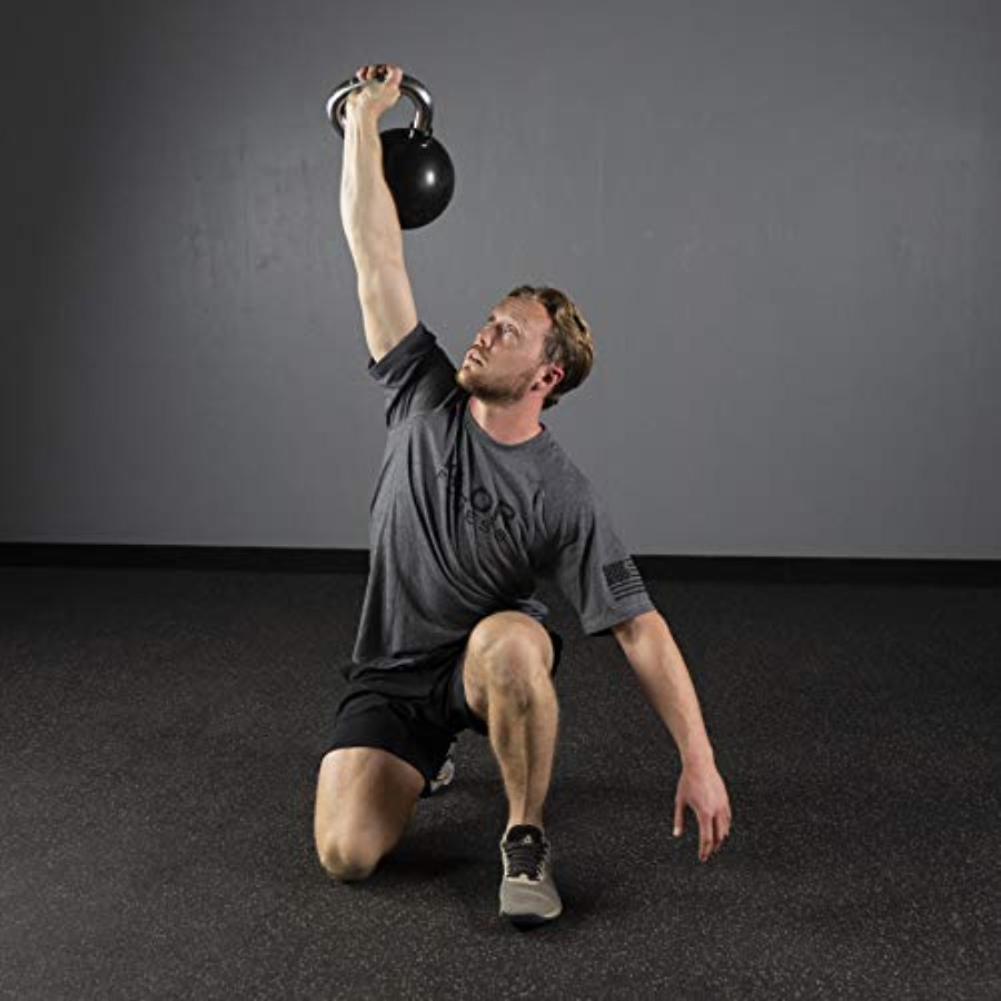 Chrome Handle Rubber Coated Ke - Home Gym Kettlebells ulasan dan harga
