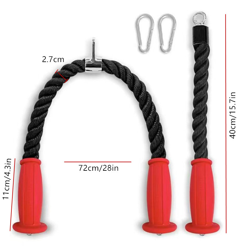 Ergonomic Tricep Ropes Non-Sli - Home Gym Ideas ulasan dan harga