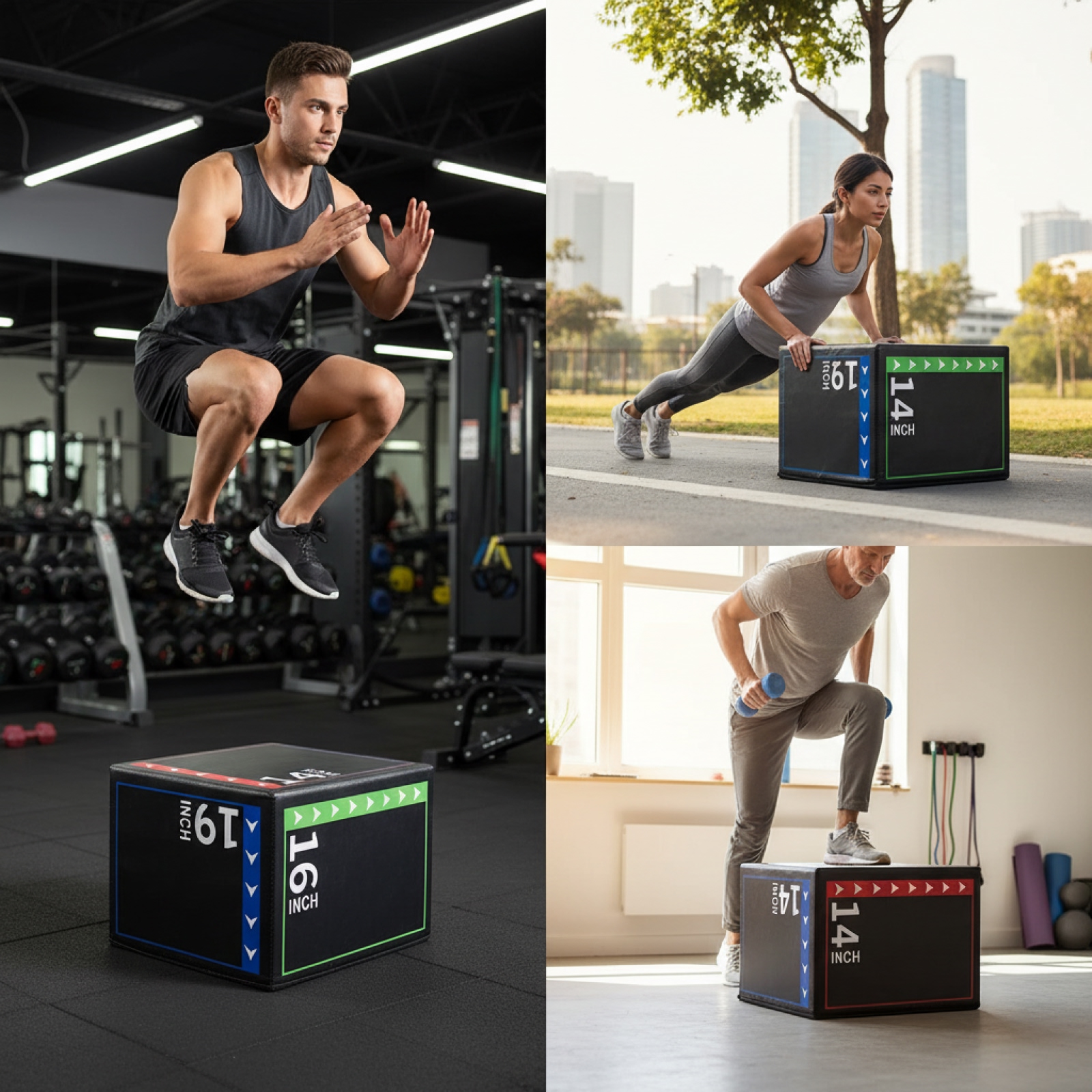 Training Jump Box Shockproof N - Home Gym Jump Box ulasan dan harga