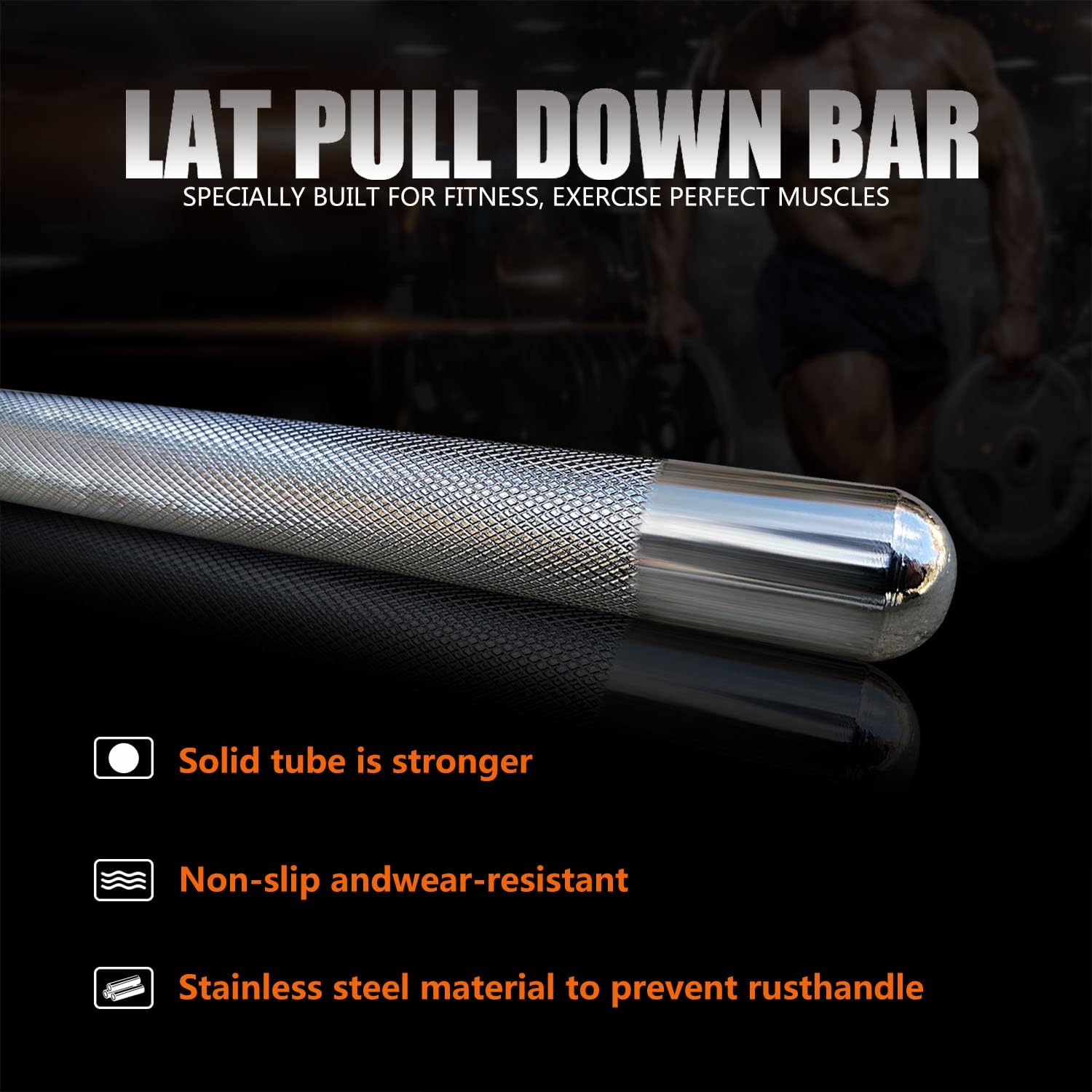 Wide Grip Lat Pulldown Bar for - Home Gym Lat Pulldown ulasan dan harga