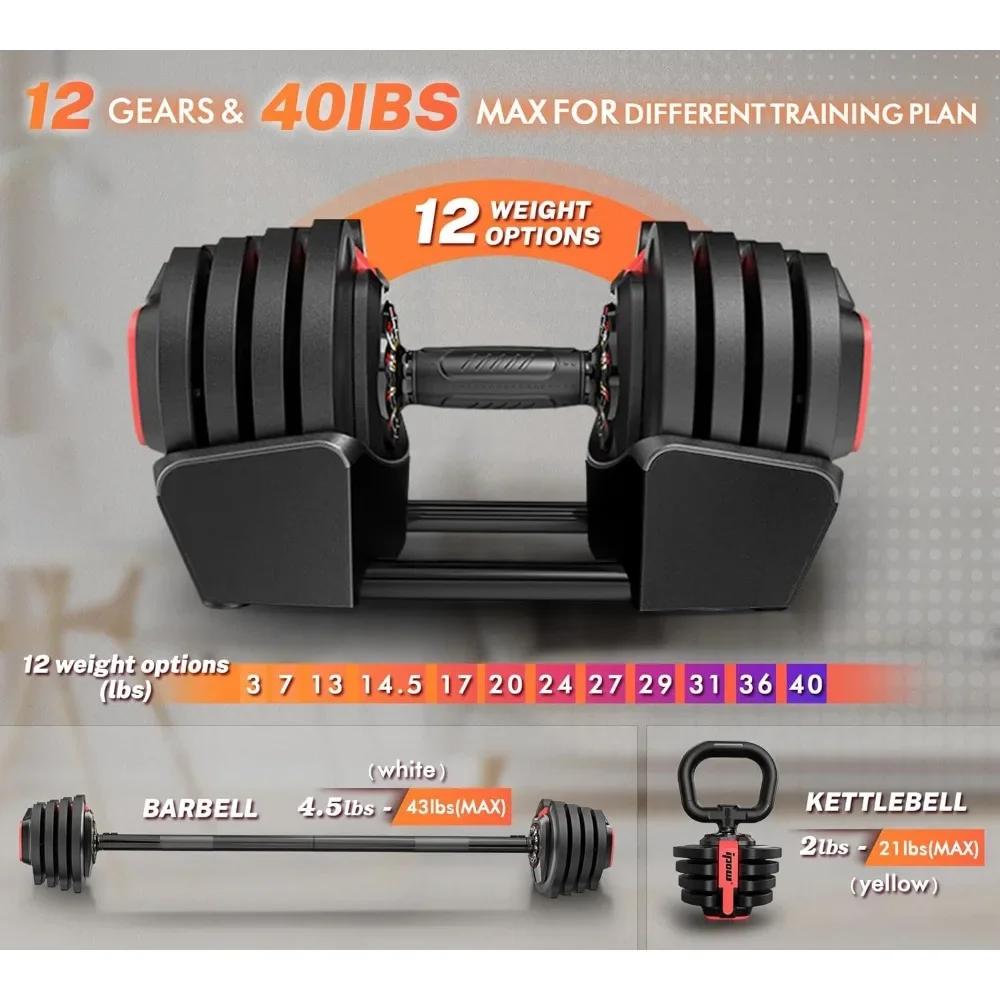 ad Adjustable Dumbbell Set 40l - Home Gym Used ulasan dan harga