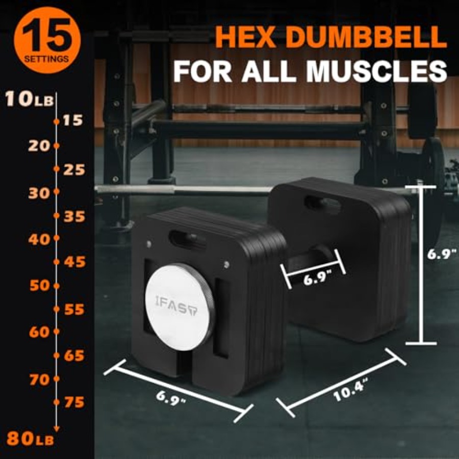 9 in 1 Free Adjustable Dumbbel - Home Gym Dumbbell Set ulasan dan harga