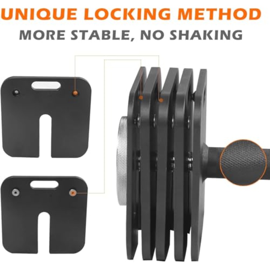 9 in 1 Free Adjustable Dumbbel - Home Gym Dumbbell Set ulasan dan harga