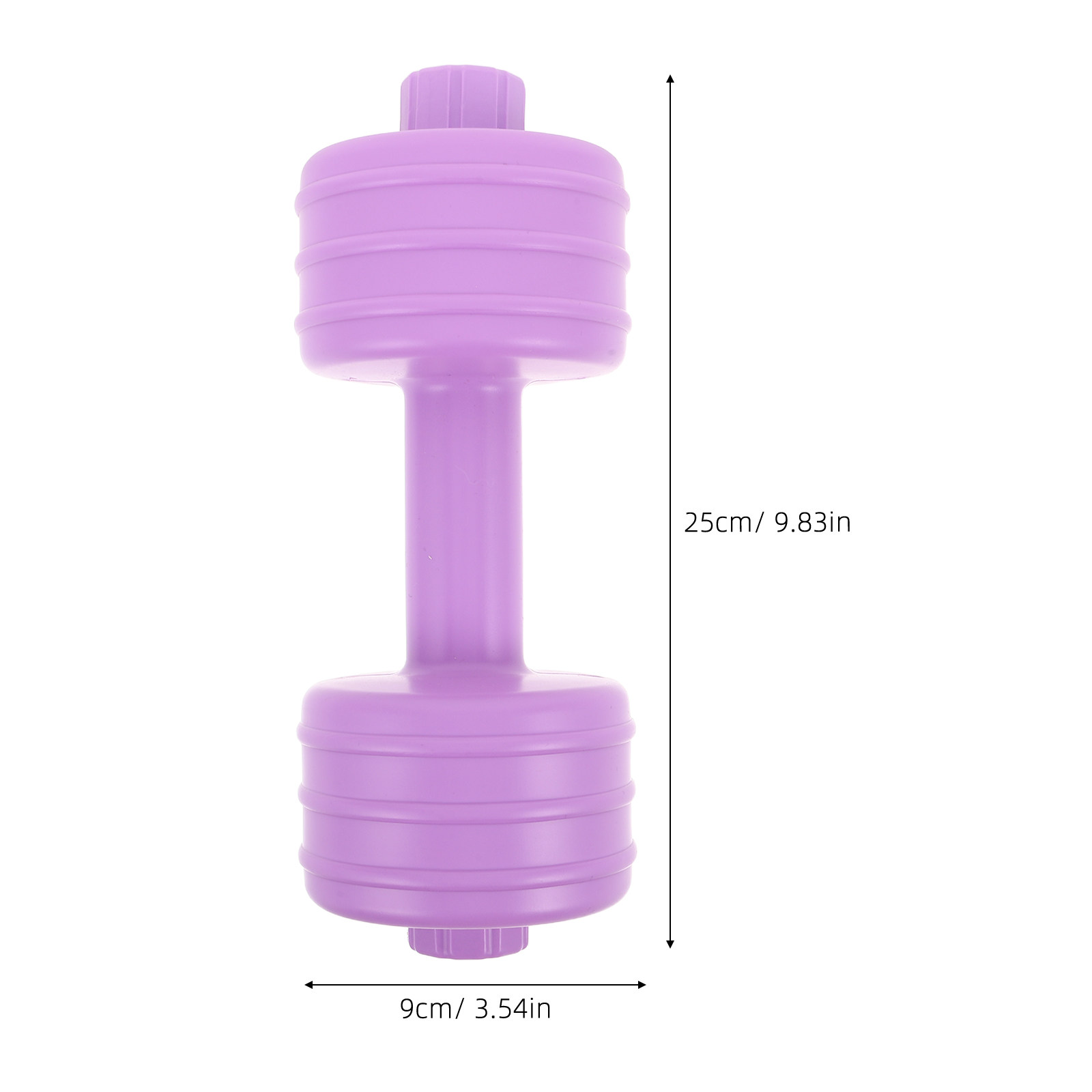 2Pcs Dumbbell Shaped Water Bot - Home Gym No Equipment ulasan dan harga