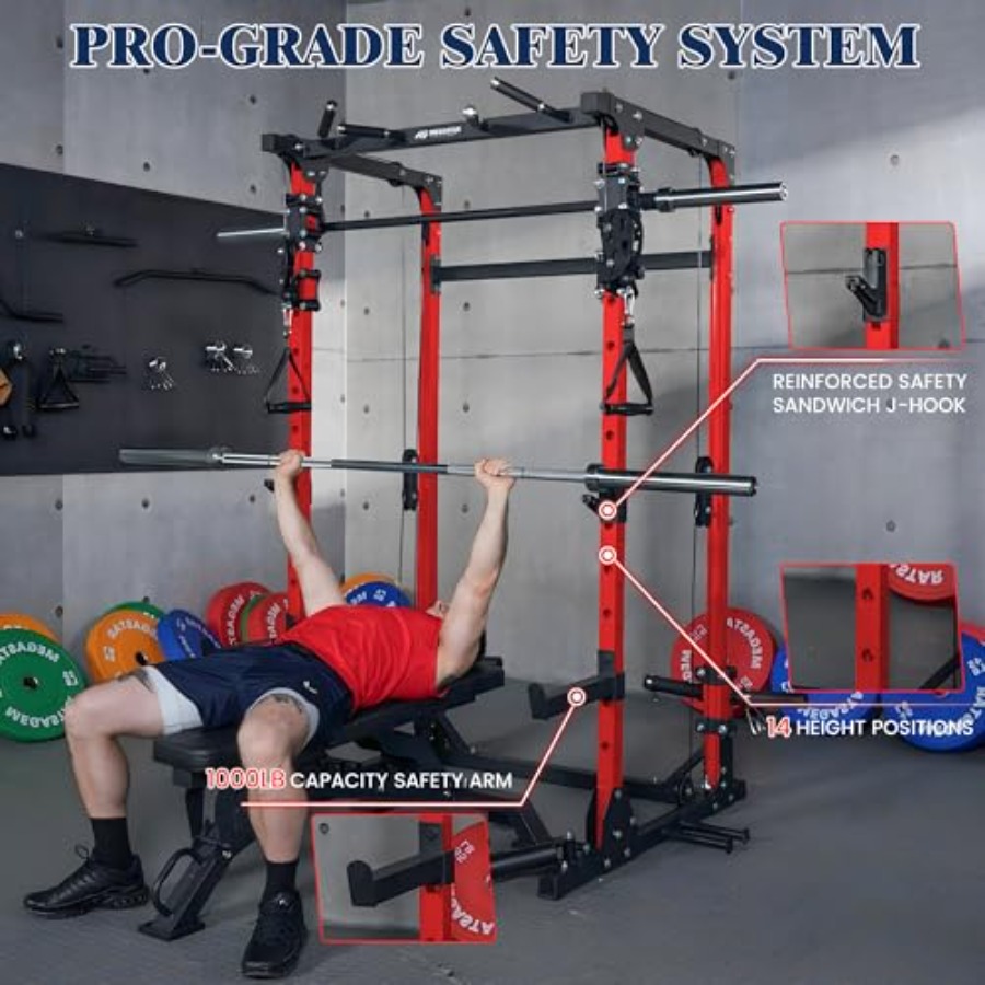 Smith Machine 5 in 1 Heavy-Dut - Home Gym One Machine ulasan dan harga