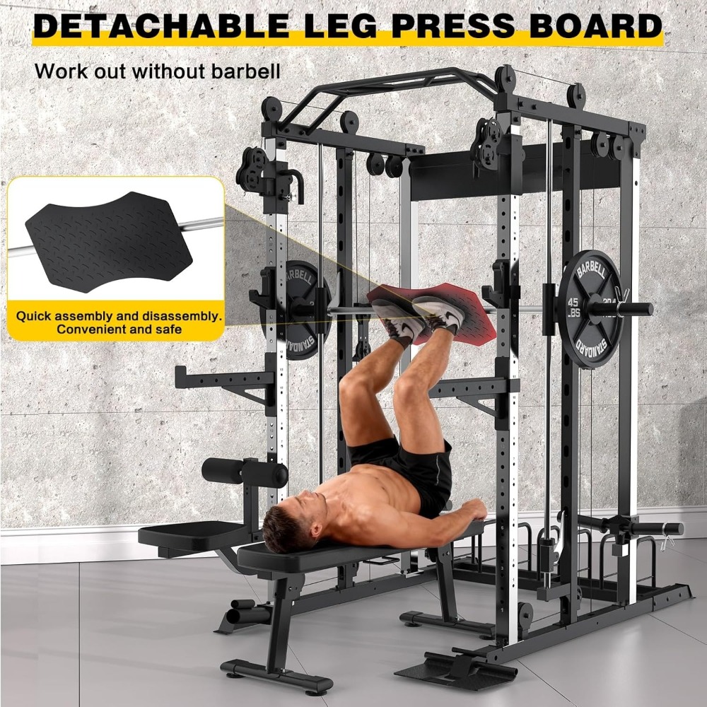 Smith Machine Home Gym Strengt - Home Gym Lat Pulldown ulasan dan harga