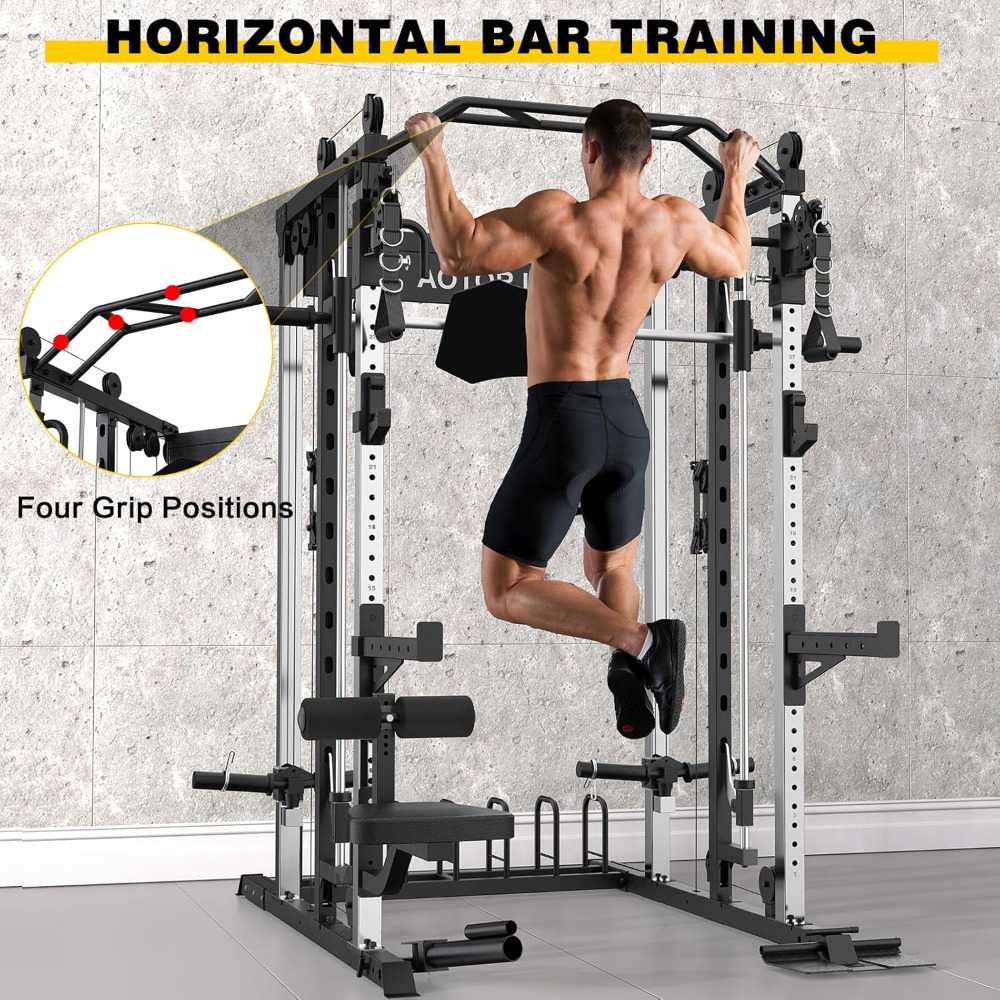Smith Machine Home Gym Strengt - Home Gym Lat Pulldown ulasan dan harga