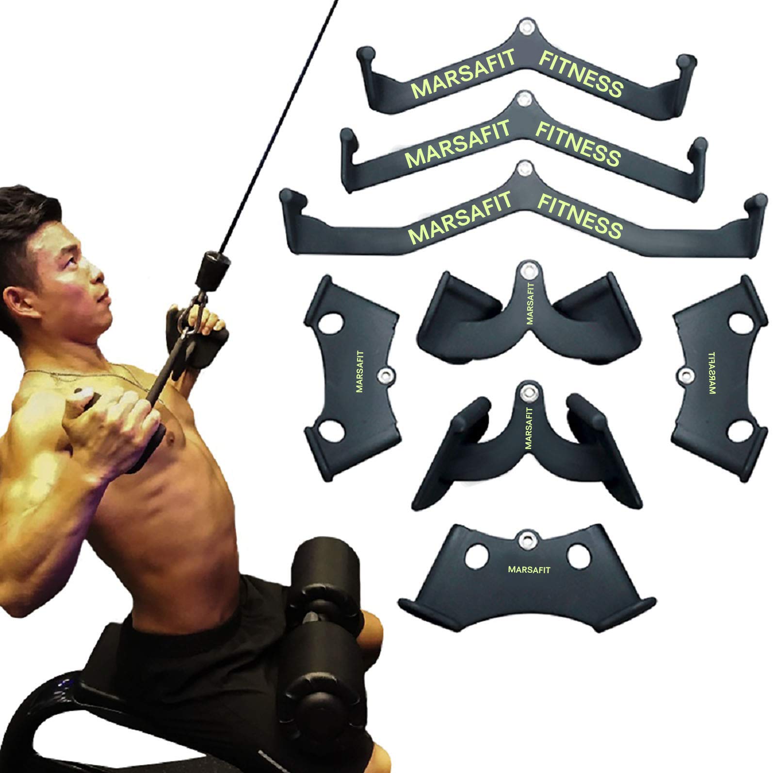 Lat Pull Down Bar Rowing Handl - Home Gym Ideas ulasan dan harga