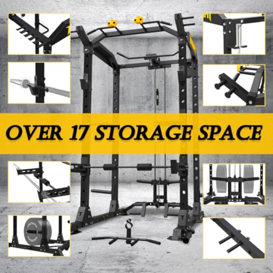 2024 Upgraded T2 Power Cage Mu - Home Gym Lat Pulldown ulasan dan harga