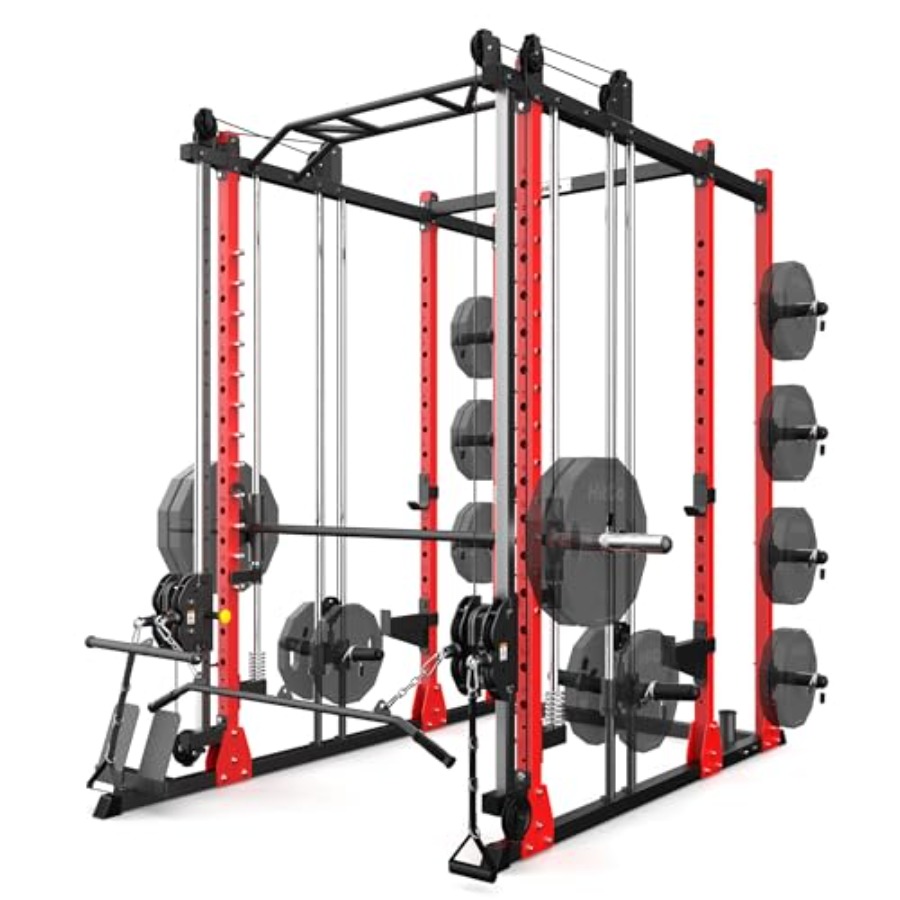 All-in-One Power Rack with Smi - Home Gym One Machine ulasan dan harga