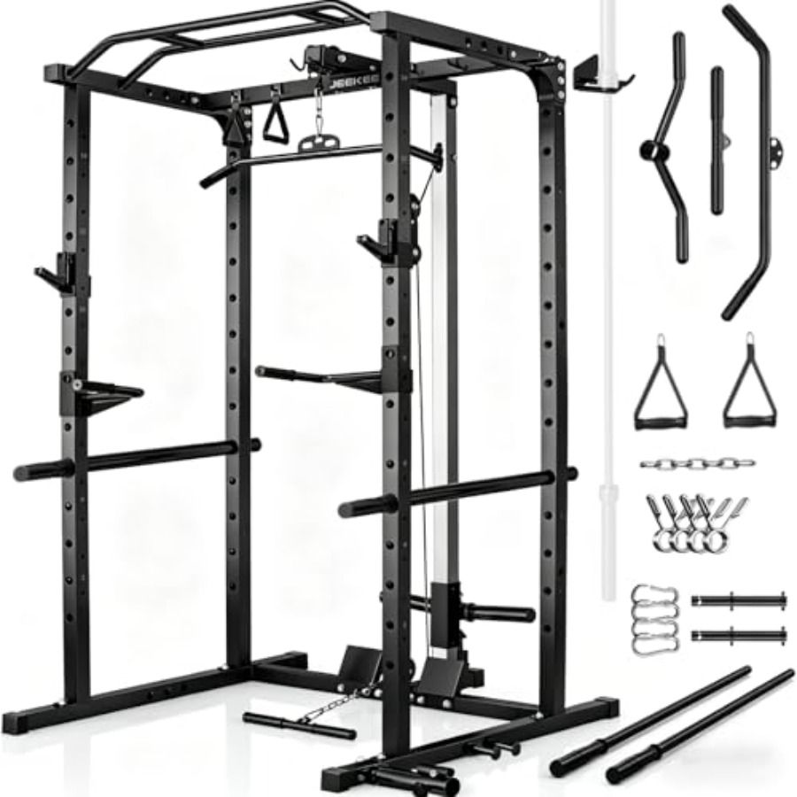 Home gym power rack with LAT p - Home Gym Lat Pulldown ulasan dan harga