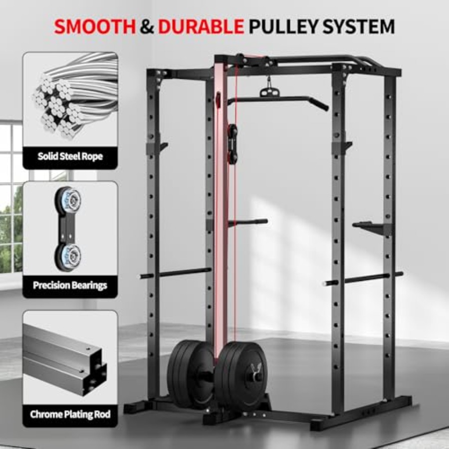 Home gym power rack with LAT p - Home Gym Lat Pulldown ulasan dan harga