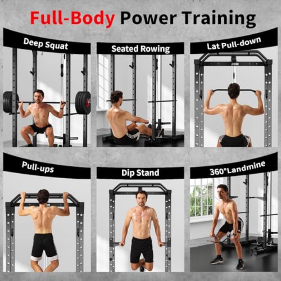Home gym power rack with LAT p - Home Gym Lat Pulldown ulasan dan harga