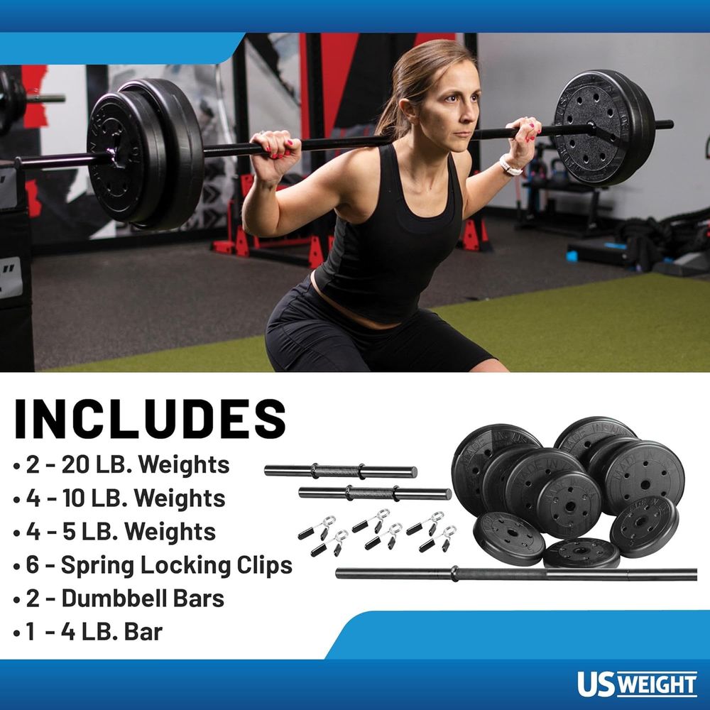 105 Pound Adjustable Weight Se - Home Gym Dumbbell Set ulasan dan harga
