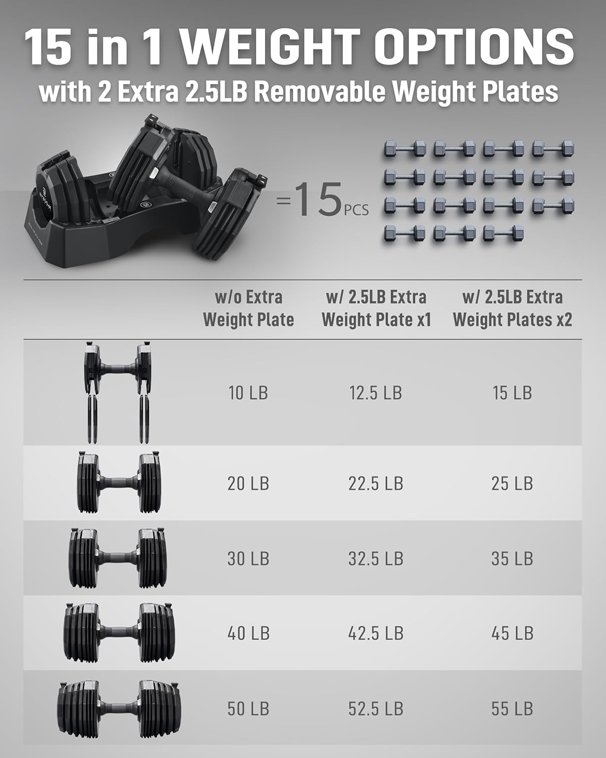 Adjustable Dumbbell Pair Set o - Home Gym Dumbbell Set ulasan dan harga