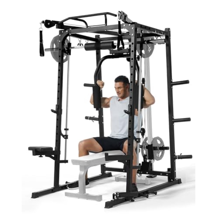 Smith Machine Home Gym Squat R - Home Gym Lat Pulldown ulasan dan harga