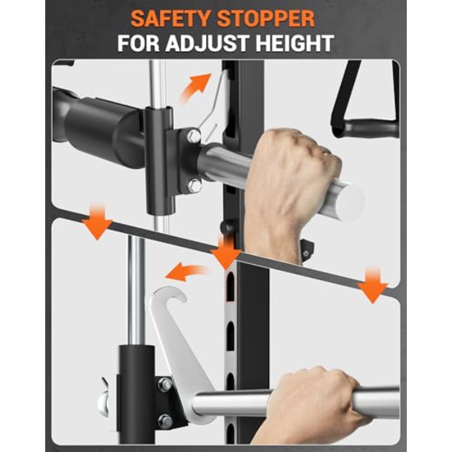 Smith Machine Home Gym Squat R - Home Gym Lat Pulldown ulasan dan harga