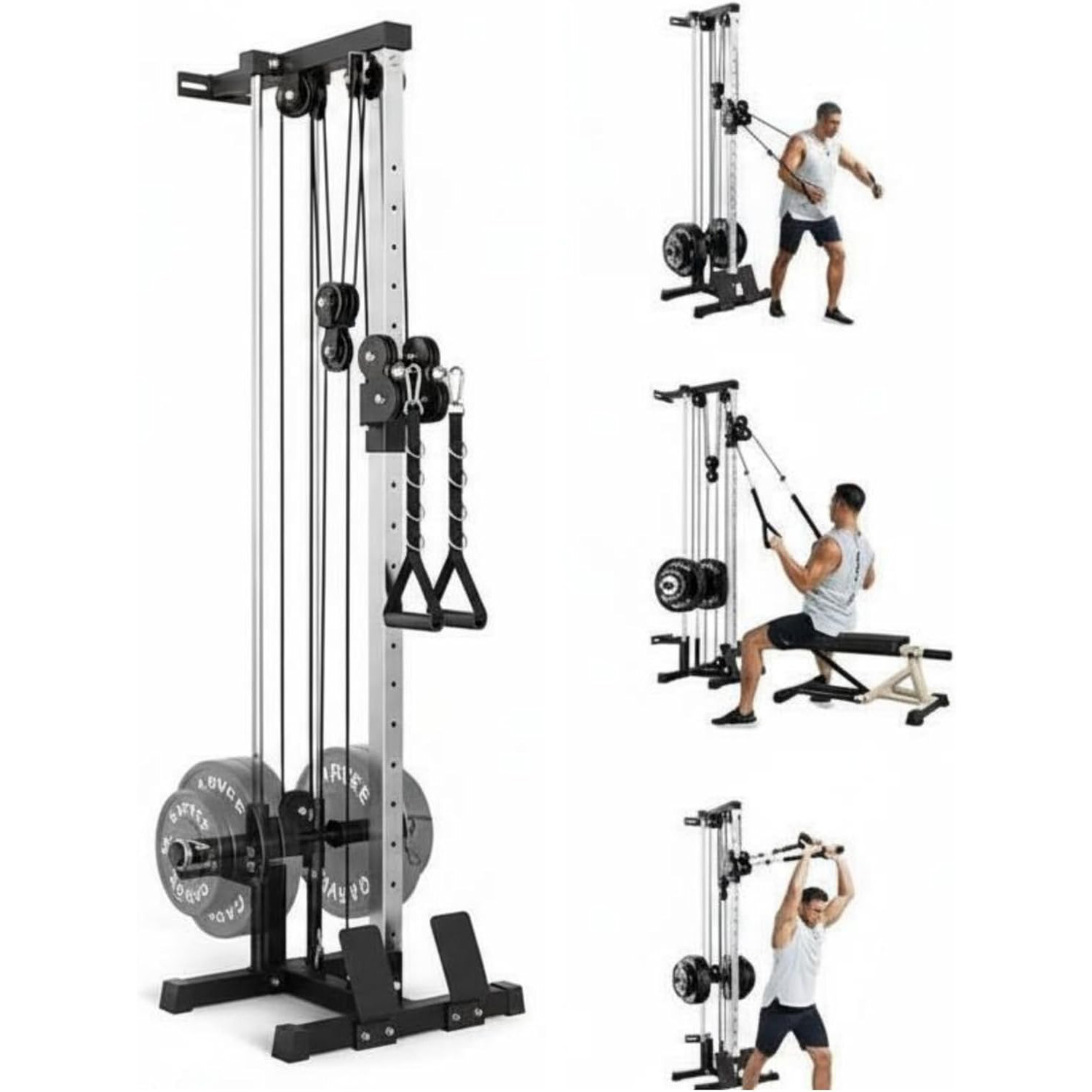 Wall Mount Cable Station Dual  - Home Gym Cable Pulley System ulasan dan harga