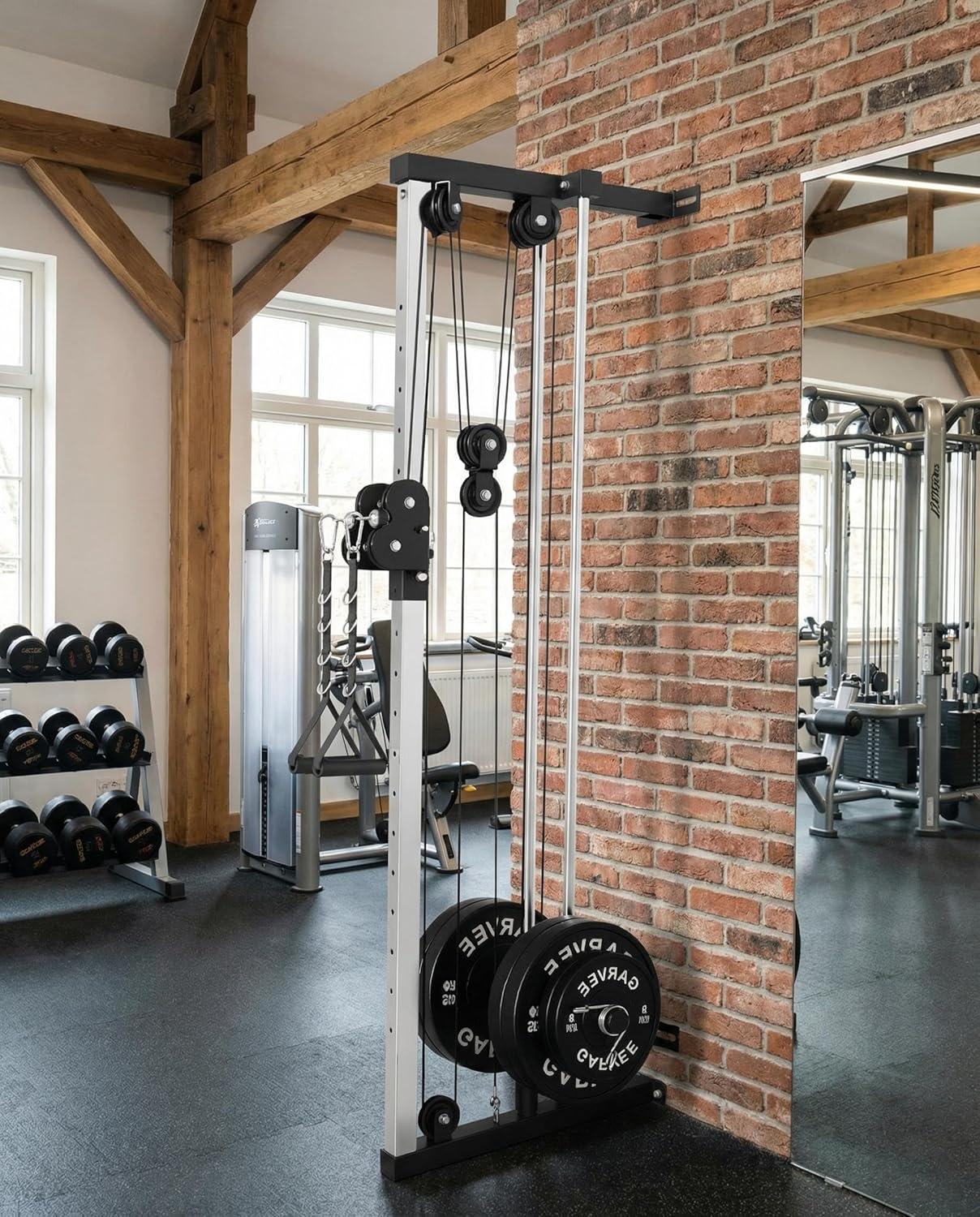 Wall Mount Cable Station Dual  - Home Gym Cable Pulley System ulasan dan harga